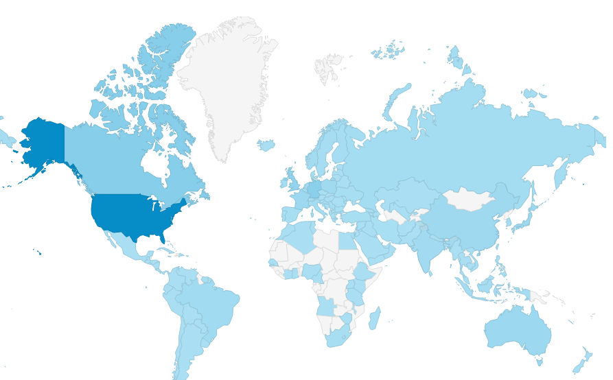 Zed user map